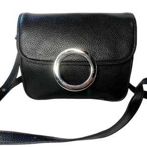 Steve Madden Black Flap Crossbody Bag Excellent Condition.